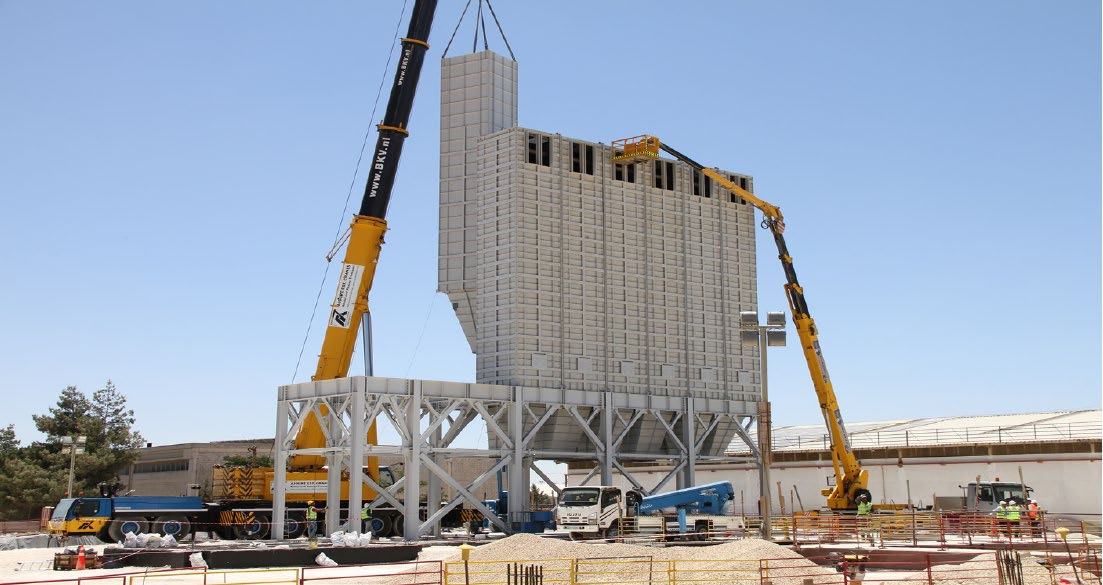 Cargill Plant Silos Welding – Welding of four 80-ton silos.