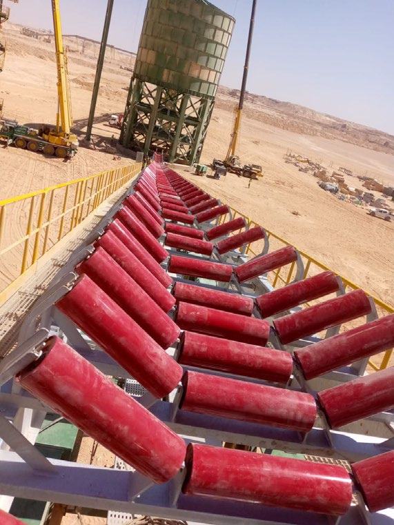 1,000 m Land Conveyors – Full installation, fabrication and mechanical/electrical commissioning of overland conveyo