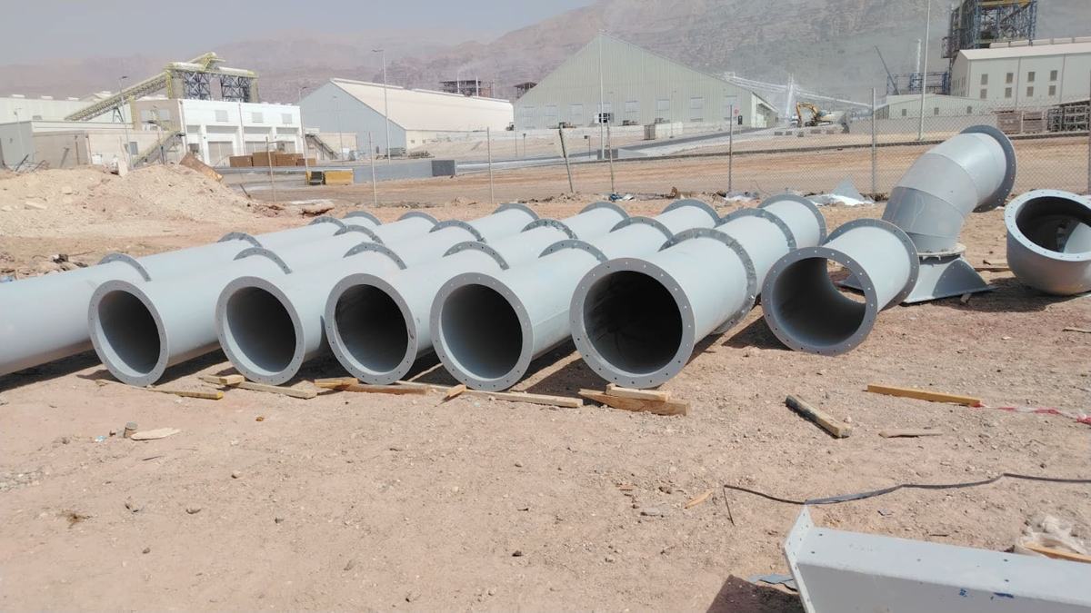 HLP Project – Arab Potash Company – Equipment erection, duct and chute fabrication, steel structure, gas generator, preheaters
